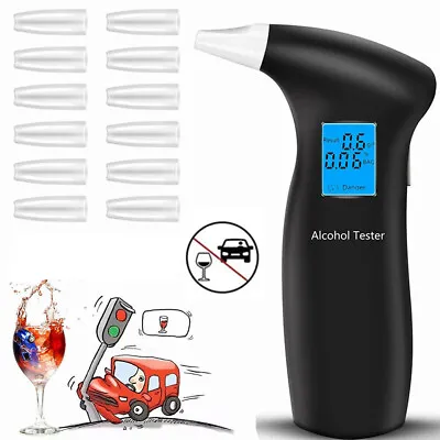 £7.99 • Buy Pro Digital LCD Police Breathalyzer Breath Test Alcohol Tester Analyzer Detector