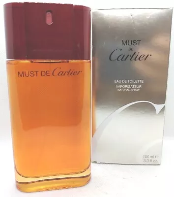 Must De Cartier By Cartier For Men EDT 100ml/3.4oz Spray • $138.99