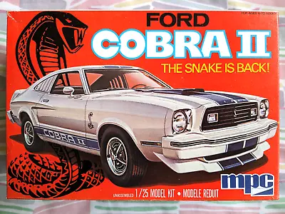 L@@k! Rare Original Vintage Mpc Ford Cobra Ii Mustang Kit *sealed-bag *complete! • $355