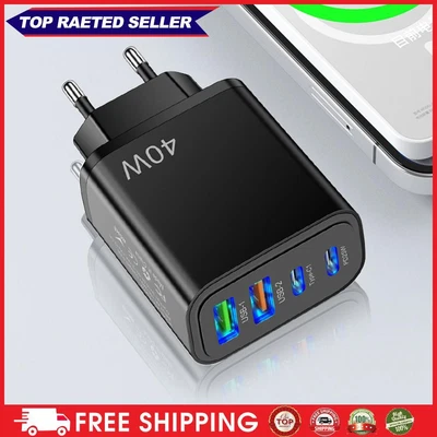 £6.23 • Buy USB C Fast Charger Block 4 Ports USB Quick Charge Adapter For IPhone 14 13 12