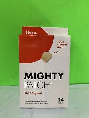 $12 • Buy New Mighty Patch Original Hero Cosmetics 24 Count Hydrocolloid) Exp/07/07/2024