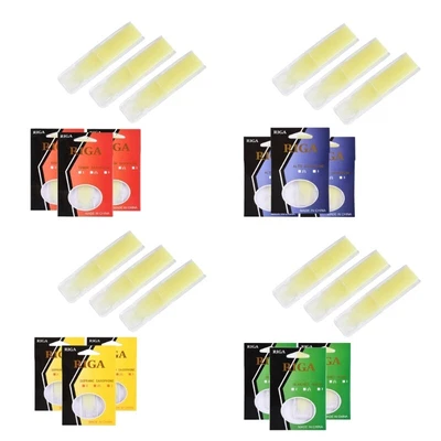 $14.13 • Buy 3Pcs Saxophone Resin Clarinet Reeds Strength 1.5, 2.0, 2.5 Alto Saxophone Reeds