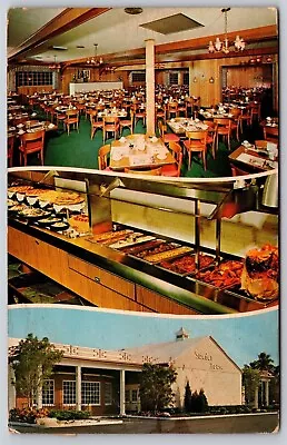 Postcard Sweden House Smorgasbord Fort Lauderdale FL 1970's T140 • $2.99