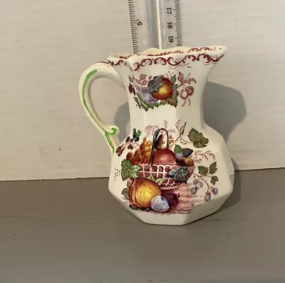 MASON'S FRUIT BASKET IRONSTONE CHINA PITCHER Numbered • $17.50