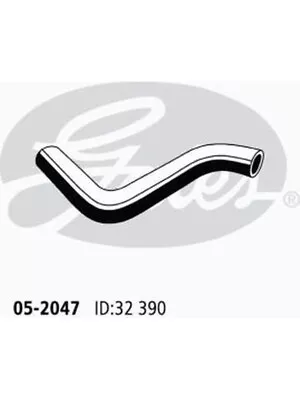 Gates Radiator Hose Fits Ford Fiesta 2.0 WPWQ I XR4 (05-2047) • $36.90