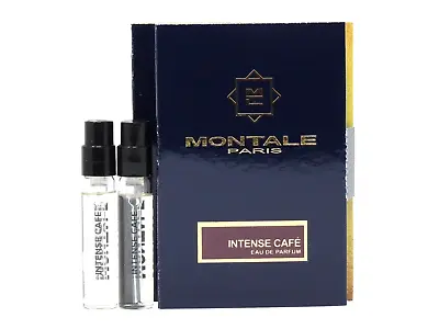 MONTALE PARIS INTENSE CAFE EDP 2.0ml .06fl Oz X 2 COLOGNE PERFUME SPRAY SAMPLES • $11