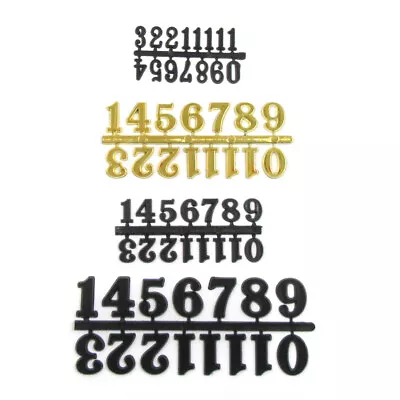 Self Adhesive Clock NUMBERS Fixtures Mechanism DIY Repair Projects Creative DIY  • £13.99