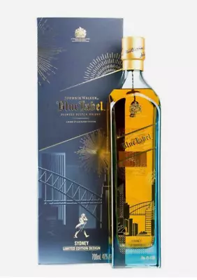 Johnnie Walker Blue Label Sydney Ltd Edit Design 700ml 40% Save$$$-OUR LAST 1 • $575