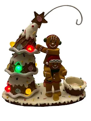 Yankee Candle Gingerbread Christmas Tree Candle Holder Warmer • £46.28