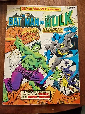 Marvel Treasury DC Special Series 27 Present Batman Vs. The Incredible Hulk • £75