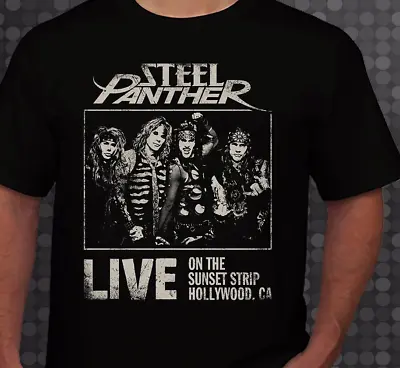Retro Live Steel Panther Band T-Shirt All Sizes S To 5Xl Black TA4318 • $22.79