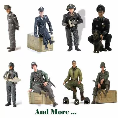 Torro 1/16 Hand-Painted Tank Crew Figures UK  • £24.99