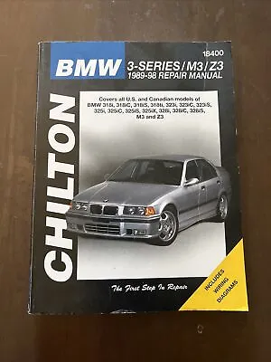 Chilton BMW 3-series M3/Z3 1989-98 Repair Manual #18400 For US And Canadian Cars • $29.99