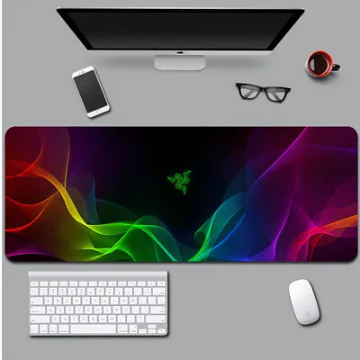 $14.19 • Buy Extra Large Size Gaming Mouse Pad Desk Mat Anti-slip Rubber Speed Mousepad Black