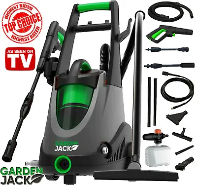 £159.99 • Buy Pressure Washer Jet Wash Built In Wet And Dry Vac For Car Valet Garden Patio Use
