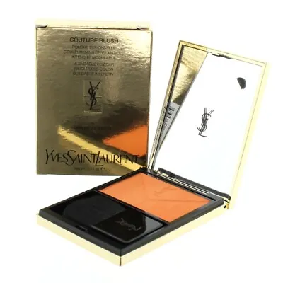 YSL Couture Blush 3 Orange Perfecto Yves Saint Laurent Orange Blusher Powder NEW • £35