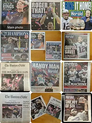 Tom Brady New England Patriots Super Bowl LI/ AFC Champion Newspaper Varieties • $13.99