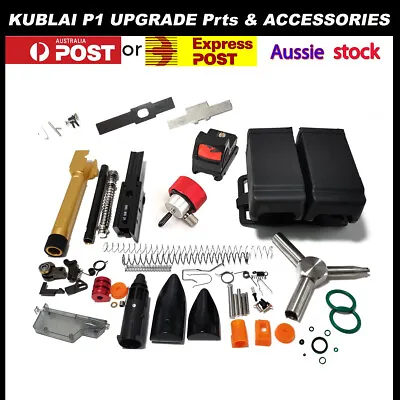 Upgrade Kublai-P-1 Metal Parts Gearbox Spring Inner Outer Barrel Gel Blaster Toy • $35.95