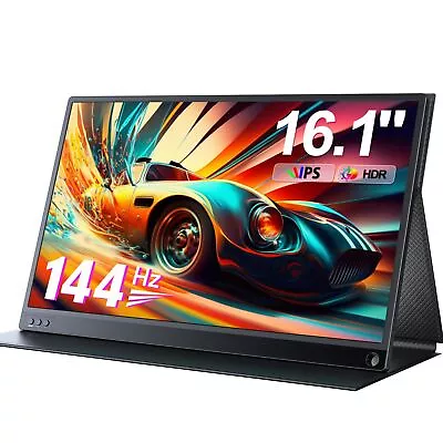 Used | 16.1 Inch Gaming Monitor 144Hz Full HD Portable Monitor Laptop Extender • $62.99