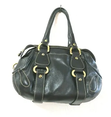 Francesco Biasia Leather Satchel Shoulder Handbag 4x7x11 • $36.79