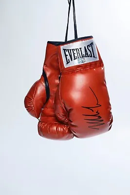 Mike Tyson Authenticated Autographed Red Everlast Boxing Gloves - 1 Glove • $129.99