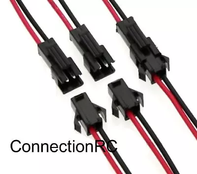 JST SM 2.5 Two Pin Connectors With Leads X 6 Pairs 85mm Leads • $2.95