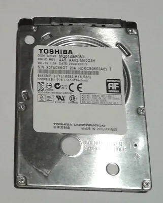 Toshiba MQ01ABF050 500Gb Thin HDD 2.5  Fully Tested P1025 • £8