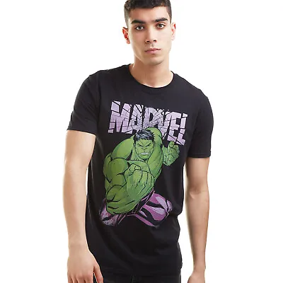 Marvel The Incredible Hulk Uppercut Mens T-shirt Black S - XXL • £13.99