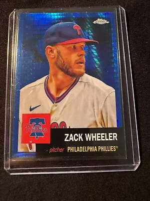 2022 Topps Chrome Platinum Anniversary ZACH WHEELER BLUE PRIZM Refractor 🔥 • $1.99