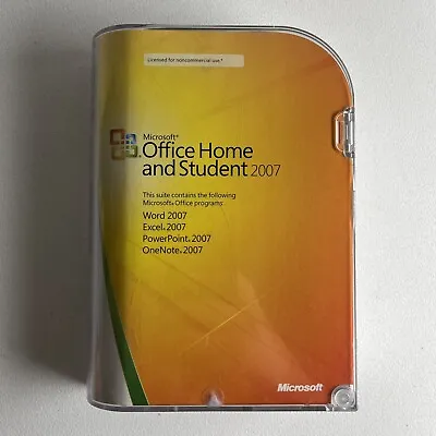 Microsoft Office Home And Student Edition 2007 Word Excel PowerPoint OneNote PC • $24.99