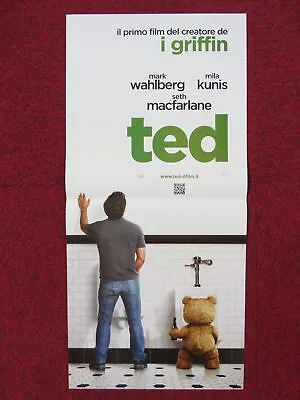 Ted Italian Locandina Poster Mark Wahlberg Mila Kunis 2012 • £12.99