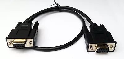 50cm Serial Cable 9 Pin Female To Female RS232 Straight Through D-sub • £4.75