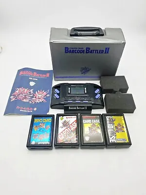 Epoch Barcode Battler II Case & Cards Japan 1 Week To USA • $85.50