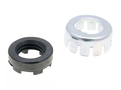 Vespa PX 200 E VSX1T (-97) Clutch Lock Nut / Clutch Castle Nut Set • £4.98