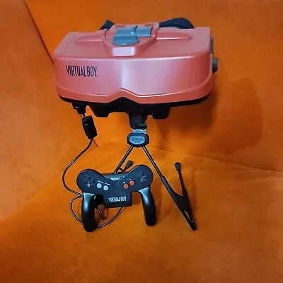 Vintage Rare 1995 Nintendo Virtual Boy Console Bundle ~ VUE-001 ~ Tested & Works • $415