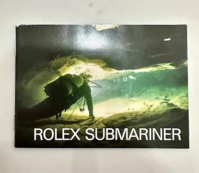 ORG Vintage Rolex Submariner Booklets Manual Set 16800 16803 16808 5513 YR 1988 • $245