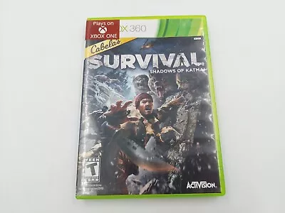 CABELA'S SURVIVAL-Shadows Of Katmai - Microsoft Xbox 360 (240104) • $12.99