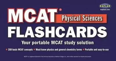 MCAT Physical Sciences Flashcards By Kaplan • $9.21