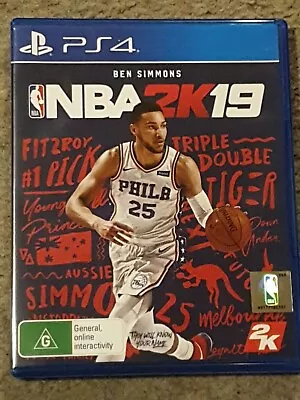NBA 2K19 Ben Simmons PS4 Sony PlayStation 4 • $10