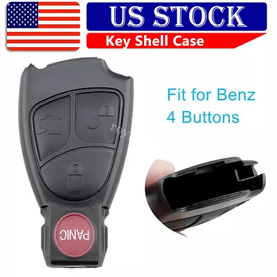 Fob Car Key Shell Case For Benz 1999 2000 2001 2002 2003 2004 2005 CL500 C230 4B • $8.99