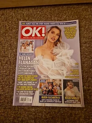 UK OK! Magazine Helen Flanagan Queen Elizabeth Camilla Prince Louis 1.5.23 • £3.80