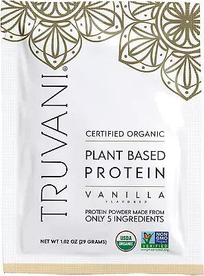 Organic Vegan Protein Powder Vanilla - 20G Of Plant Based Protein Organic Prote • $6.99