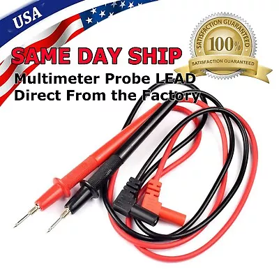 Digital Multimeter Meter Universal Probe Wire Cable High Quality Test Leads • $3.49