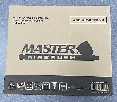 EUC Master Airbrush ABD KIT-SP7B-20 Professional Airbrushing System Kit • $100