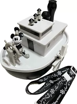 Tokyo Disney Resort Mickey Mouse Steamboat Willie Popcorn Bucket  Container Used • $35