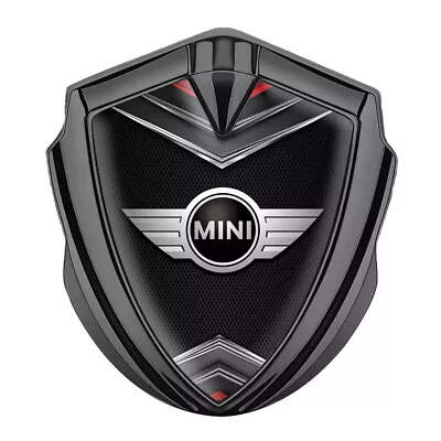 MINI Cooper Emblem Side Badge Logo Handmade Metal Fender Decal Trunk Car Window • $27.50