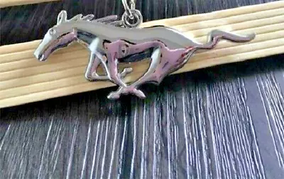 X LARGE SOLID 3D HORSE MUSTANG ANIMAL Pendant 24  925 Sterling Silver Necklace • $13.99