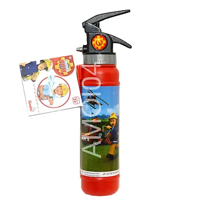 Fireman Sam Pretend Play Fire Extinguisher Water Squirter With Side Clip • $21.90