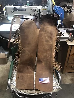 Western Cowboy  Shotgun Chaps / SASS Shooter Custom Made In USA. • $275