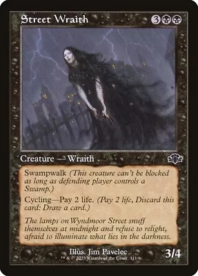 Street Wraith ( Retro Frame ) NM Dominaria Remastered UC ( Up To 24% OFF  ) MTG • $1.25